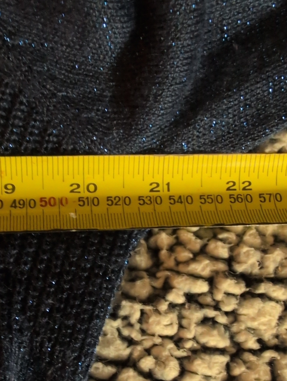 Joe Fresh | Women's Navy Sparkle Knit Sweater - Picture 9 of 13